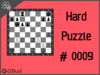 Solve the hard chess puzzle 9. mate in 3 moves. Train and improve your chess game, strategy and tactics