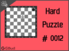 Hard chess puzzle - # 0012 - Mate in 4 moves