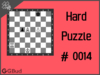 Solve the hard chess puzzle 14. Mate in 3 moves. Train and improve your chess game, strategy and tactics