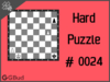 Solve the hard chess puzzle 24. Which are the best 5 moves next. Train and improve your chess game, strategy and tactics
