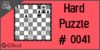 Solve the hard chess puzzle 41. Mate in 4 moves. Train and improve your chess game, strategy and tactics