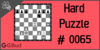 Solve the hard chess puzzle 65. Mate in 2 moves. Train and improve your chess game, strategy and tactics