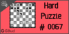 Solve the hard chess puzzle 67. Mate in 4 moves. Train and improve your chess game, strategy and tactics