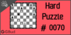 Solve the hard chess puzzle 70. Mate in 3 moves. Train and improve your chess game, strategy and tactics