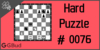 Solve the hard chess puzzle 76. Mate in 3 moves. Train and improve your chess game, strategy and tactics