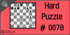 Solve the hard chess puzzle 78. Mate in 3 moves. Train and improve your chess game, strategy and tactics