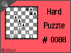 Solve the hard chess puzzle 88. Mate in 3 moves. Train and improve your chess game, strategy and tactics