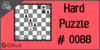Solve the hard chess puzzle 88. Mate in 3 moves. Train and improve your chess game, strategy and tactics