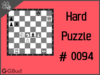 Solve the hard chess puzzle 94. Mate in 4 moves. Train and improve your chess game, strategy and tactics