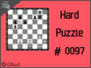 Solve the hard chess puzzle 97. Mate in 4 moves. Train and improve your chess game, strategy and tactics