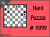 Solve the hard chess puzzle 99. Mate in 4 moves. Train and improve your chess game, strategy and tactics