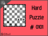Solve the hard chess puzzle 101. Remove opponent's rook. Train and improve your chess game, strategy and tactics