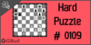 Solve the hard chess puzzle 109. Mate in 2 moves. Train and improve your chess game, strategy and tactics