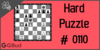 Solve the hard chess puzzle 110. Mate in 3 moves. Train and improve your chess game, strategy and tactics