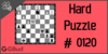 Solve the hard chess puzzle 120. Mate in 4 moves. Train and improve your chess game, strategy and tactics