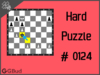 Solve the hard chess puzzle 124. Free the a file for your pawn. Train and improve your chess game, strategy and tactics