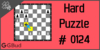Solve the hard chess puzzle 124. Free the a file for your pawn. Train and improve your chess game, strategy and tactics