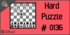Solve the hard chess puzzle 136. Mate in 4 moves. Train and improve your chess game, strategy and tactics