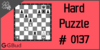 Solve the hard chess puzzle 137. Mate in 3 moves. Train and improve your chess game, strategy and tactics