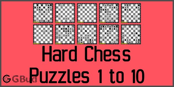 Easy Chess Puzzles 1 to 10