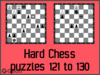 Hard Chess Puzzles 121 to 130