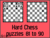 Hard Chess Puzzles 81 to 90