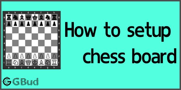 How to setup Chess Board - Easy