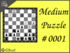 Solve the Medium chess puzzle 1. Gain Bishop. Train and improve your chess game, strategy and tactics