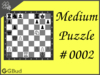 Medium chess puzzle # 0002 - Check mate in two moves