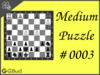 Solve the Medium chess puzzle 3. Gain a piece. Train and improve your chess game, strategy and tactics