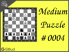 Solve the Medium chess puzzle 4. Avoid check mate in one move. Train and improve your chess game, strategy and tactics
