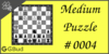 Solve the Medium chess puzzle 4. Avoid check mate in one move. Train and improve your chess game, strategy and tactics