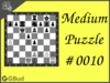 Solve the Medium chess puzzle 10. gain a piece. Train and improve your chess game, strategy and tactics