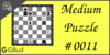 Solve the Medium chess puzzle 11. Avoid check mate in one move. Train and improve your chess game, strategy and tactics
