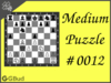 Medium chess puzzle # 0012 - Save your queen