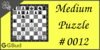 Solve the Medium chess puzzle 12. Save your queen. Train and improve your chess game, strategy and tactics