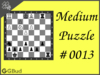 Medium chess puzzle # 0013 - Gain rook