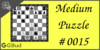 Solve the Medium chess puzzle 15. Which moves will make you lose. Train and improve your chess game, strategy and tactics