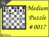Medium chess puzzle # 0017 - Your queen is lost. What would you do?