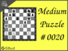 Medium chess puzzle # 0020 - Mate in 2 moves