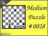 Medium  Chess puzzle # 0028 - Mate in 2 moves