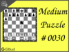 Medium  Chess puzzle # 0030 - Mate in 2 moves