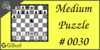 Solve the medium chess puzzle 30. Mate in 2 moves. Train and improve your chess game, strategy and tactics