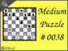 Solve the medium chess puzzle 38. Avoid checkmate in one move. Train and improve your chess game, strategy and tactics