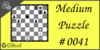 Solve the medium chess puzzle 41. Mate in 2 moves. Train and improve your chess game, strategy and tactics