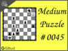 Medium  Chess puzzle # 0045 - Mate in 2 moves