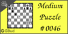 Solve the medium chess puzzle 46. Mate in 3 moves. Train and improve your chess game, strategy and tactics