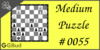 Solve the medium chess puzzle 55. Gain rook. Train and improve your chess game, strategy and tactics
