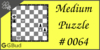 Solve the medium chess puzzle 64. Mate in 2 moves. Train and improve your chess game, strategy and tactics