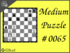 Solve the medium chess puzzle 65. Mate in 2 moves. Train and improve your chess game, strategy and tactics